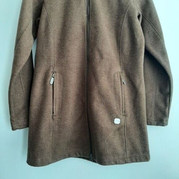 MCKINLEY Massena Fleece Hooded Coat Jacket Brown Sz S - Picture 4 of 13